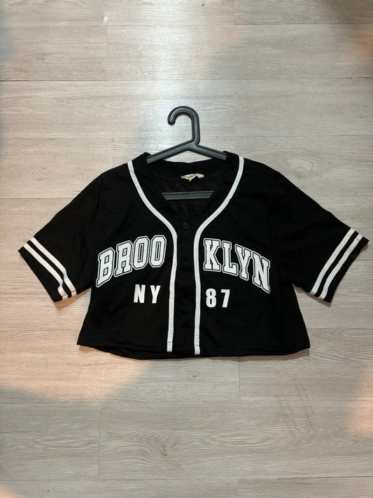Crop Baseball Jersey
