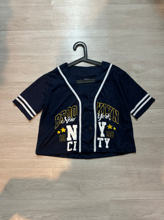 Crop Baseball Jersey