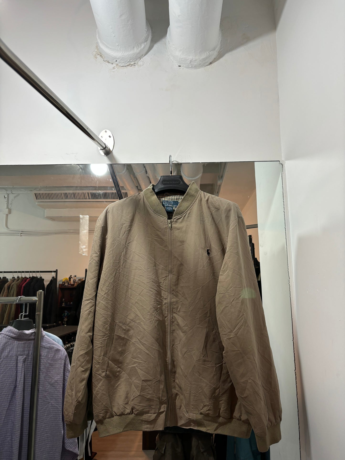 Polo Remake Jacket (灰啡圓領)