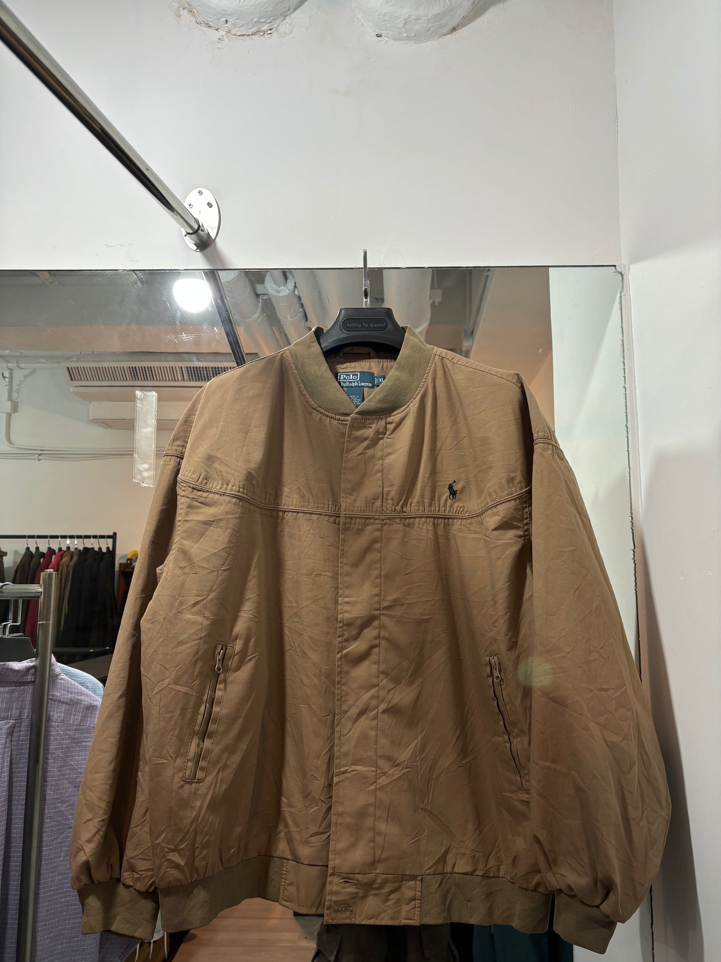 Polo Remake Jacket (淺啡圓領)