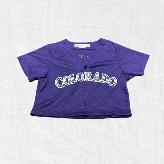 Crop Baseball Jersey
