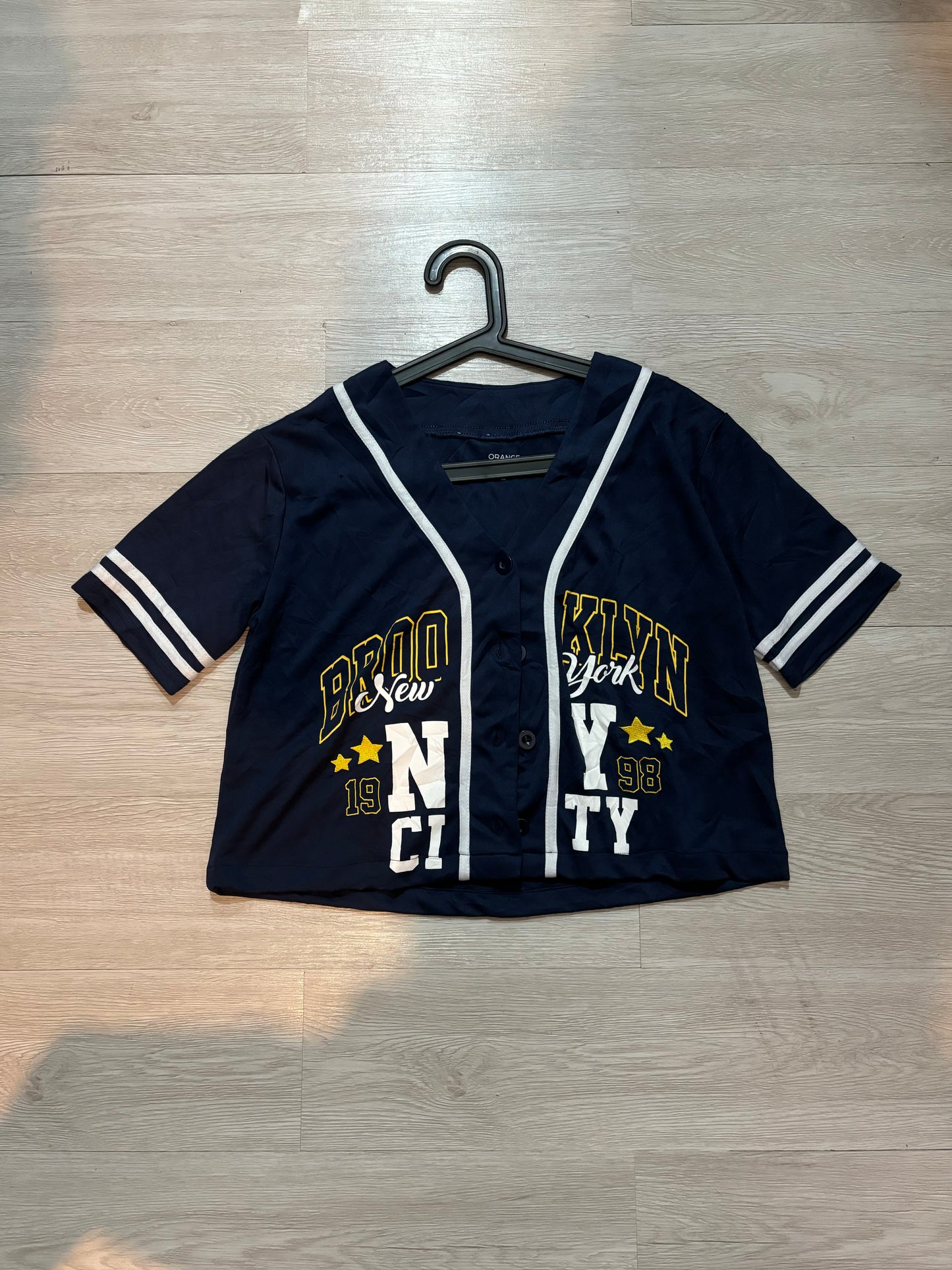 Crop Baseball Jersey