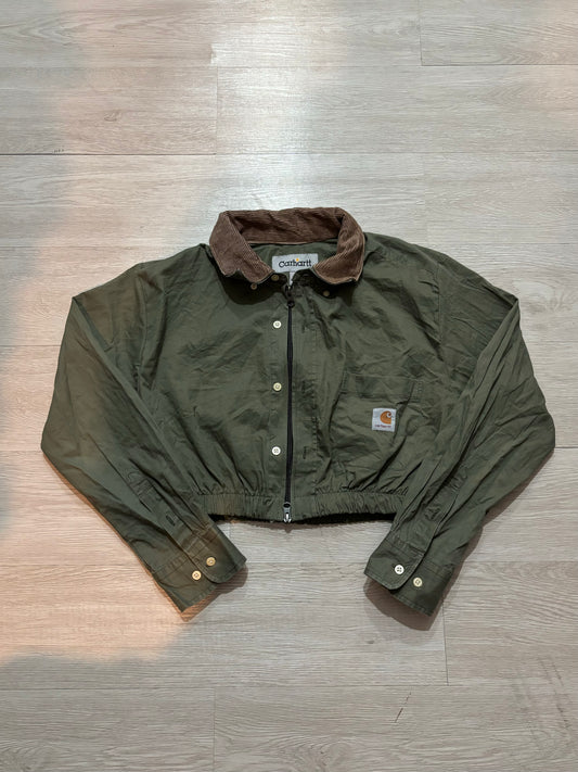 Carhartt Remake Crop Jacket (灰綠)