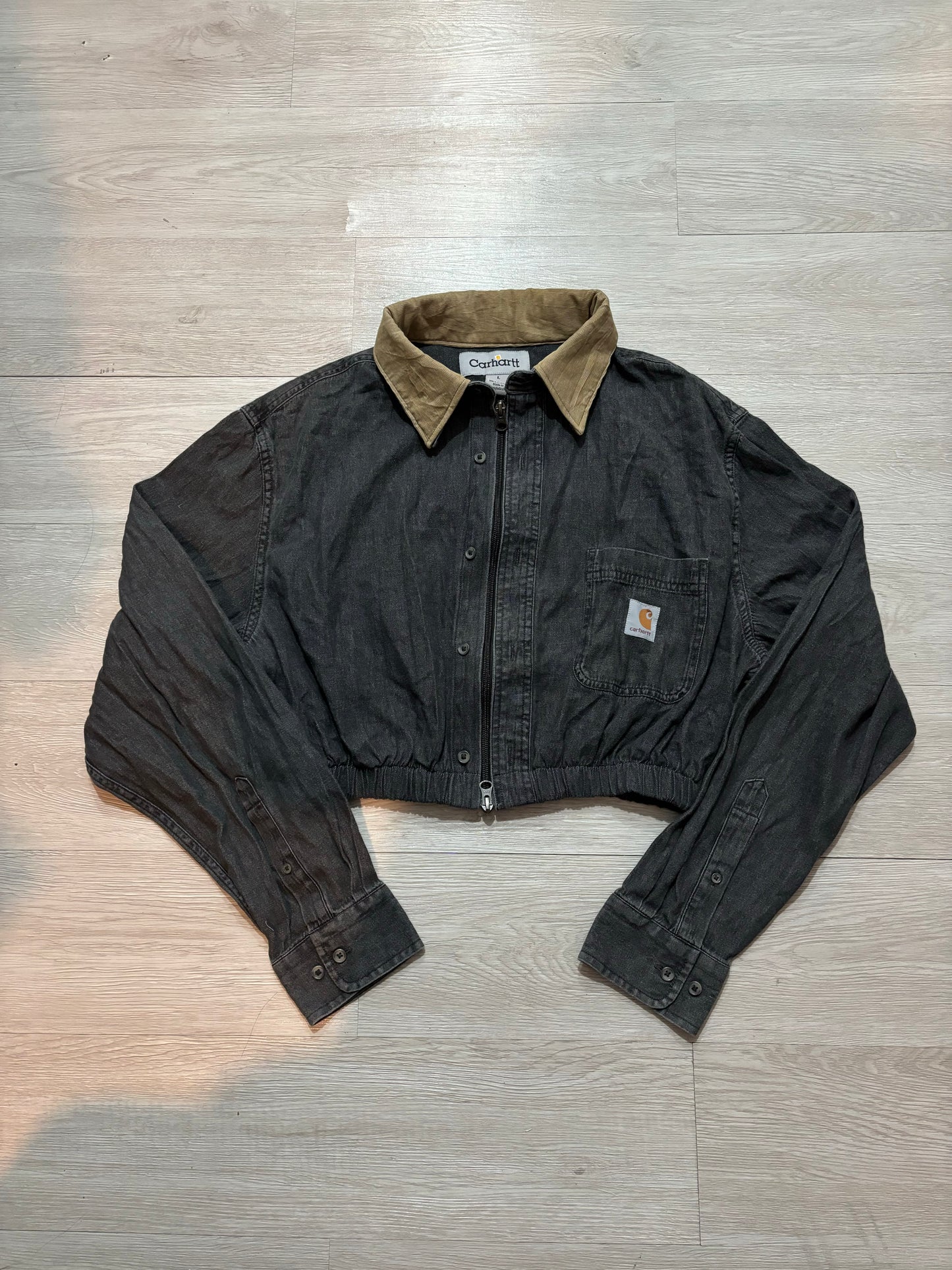 Carhartt Remake Crop Jacket (灰色)
